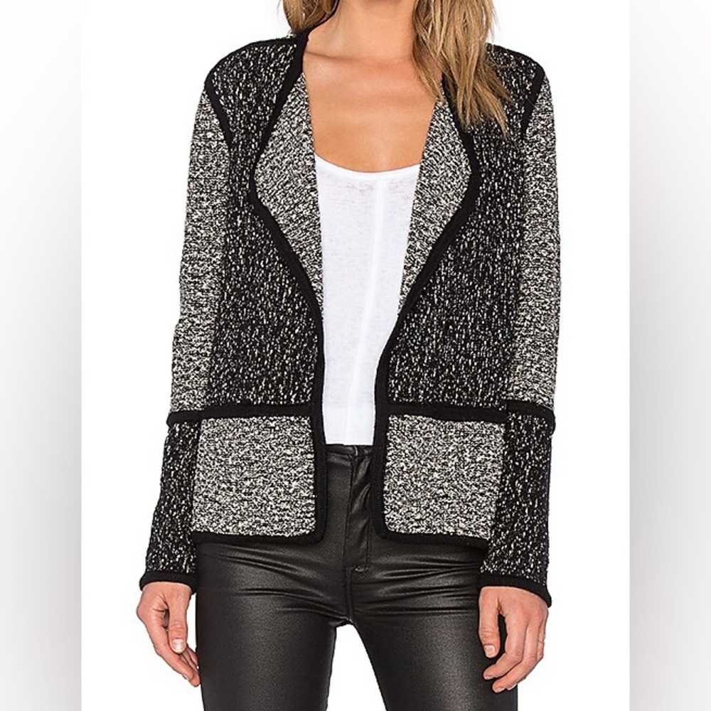 Vince Black & Gray Cardigan Sweater